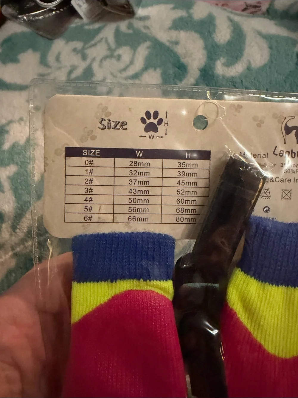 Waterproof dog socks